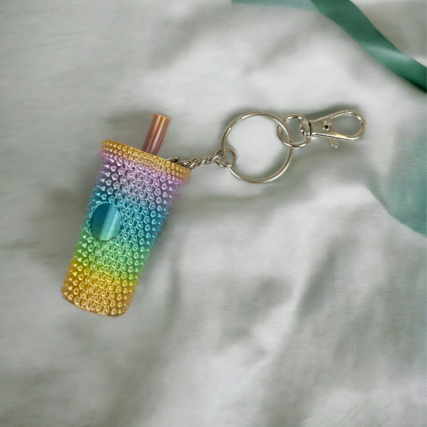 Studded Tumbler Keychain