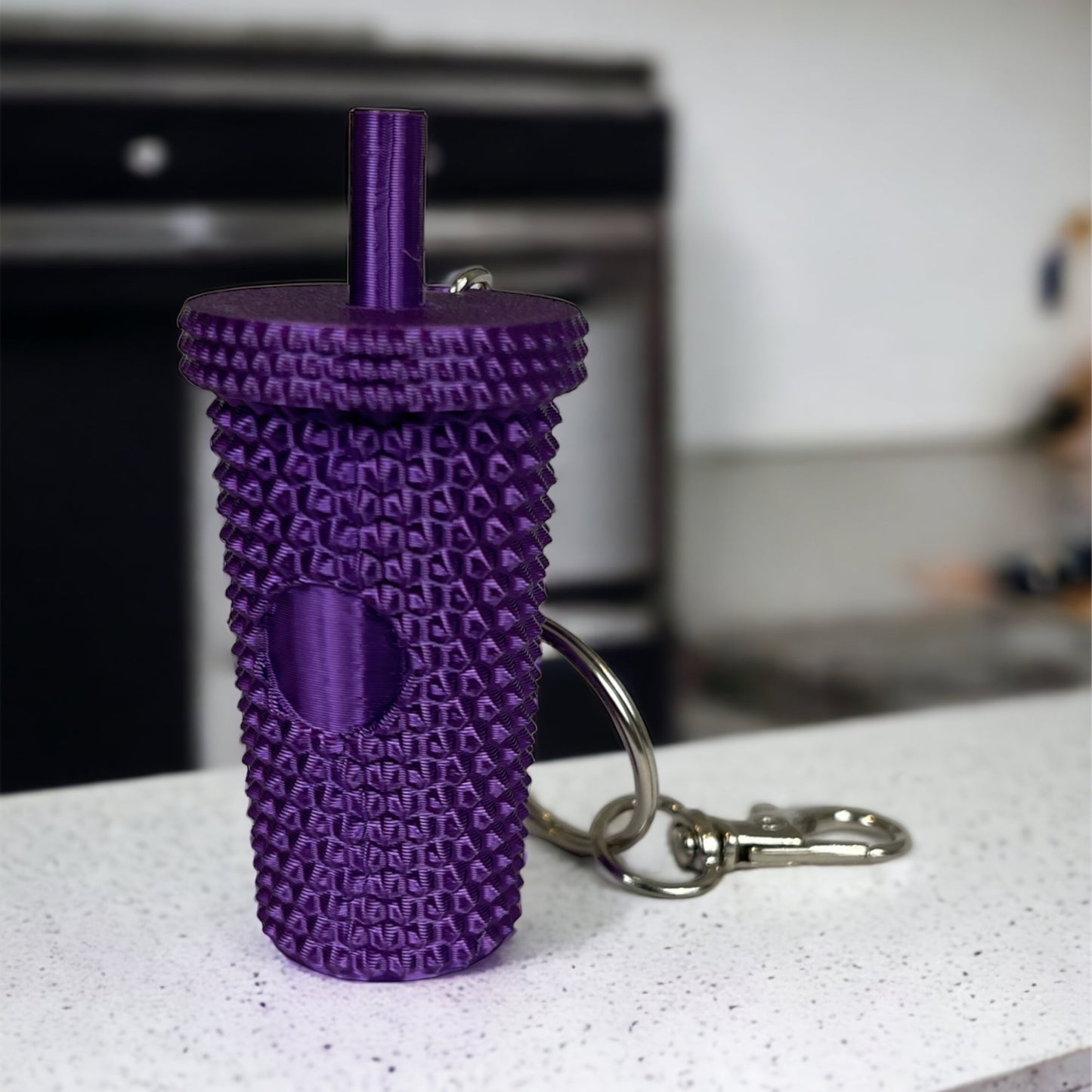 Studded Tumbler Keychain