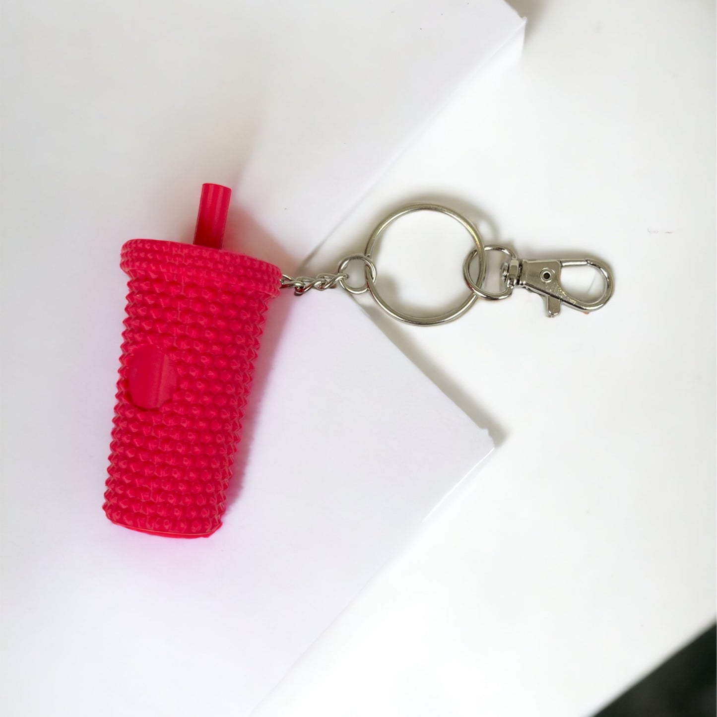 Studded Tumbler Keychain