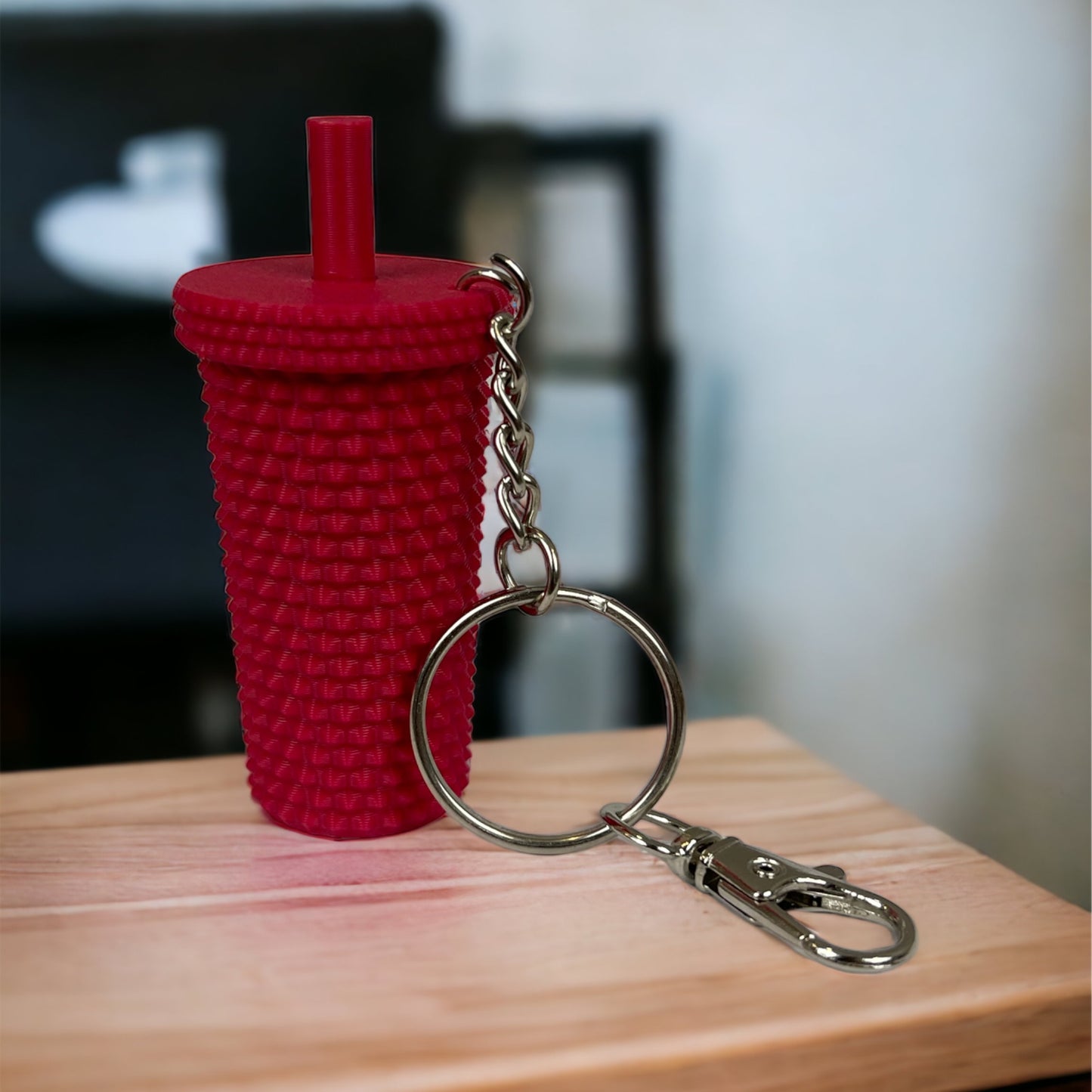 Studded Tumbler Keychain