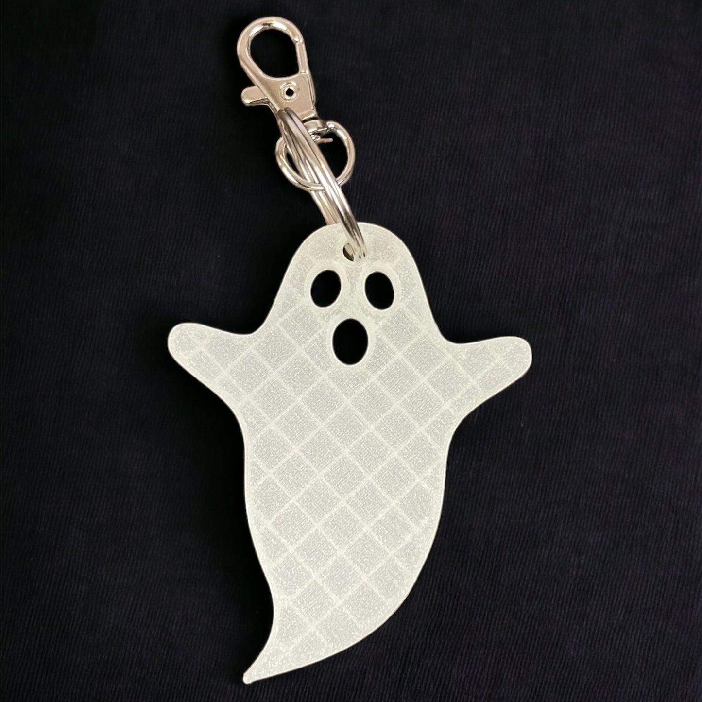 Flat Ghost Keychain