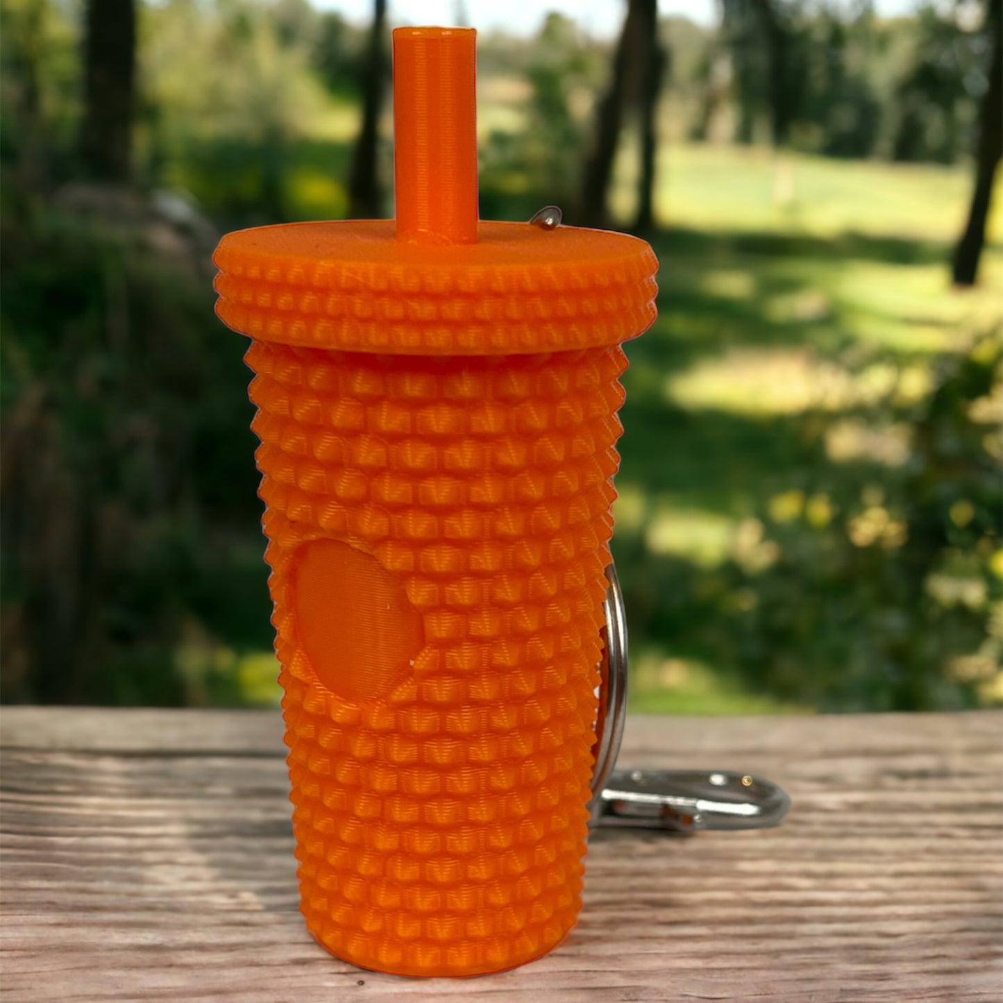 Studded Tumbler Keychain