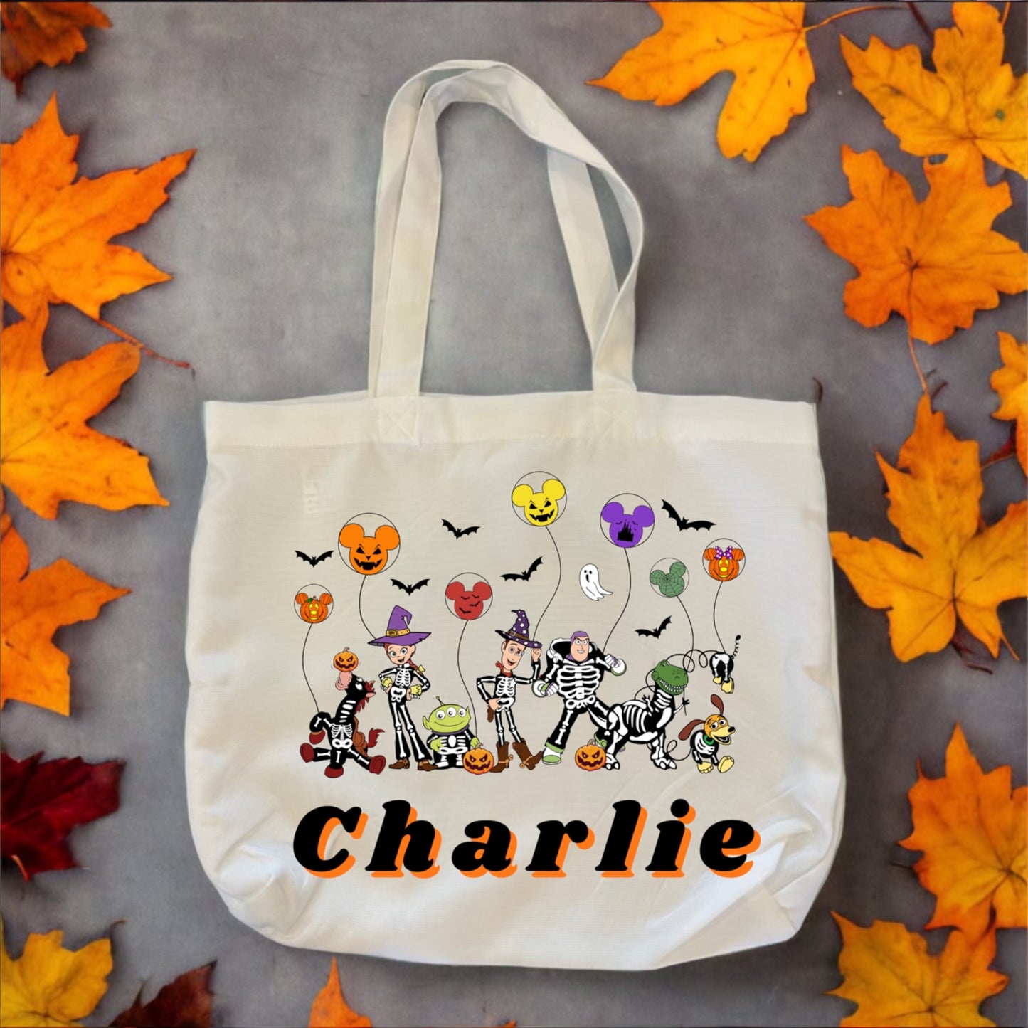 Toy Halloween Personalized Tote