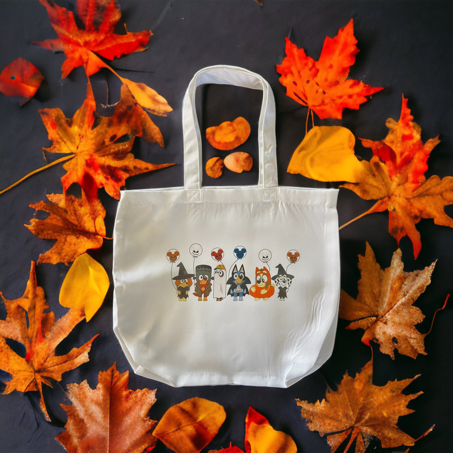 Blue Dog Halloween Totes