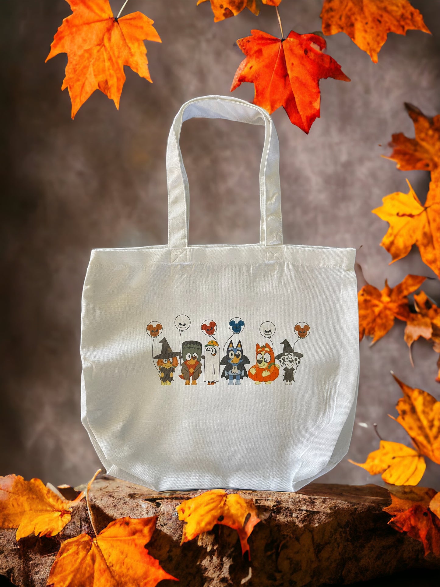 Blue Dog Halloween Totes